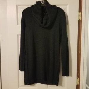 Dark gray sweater dress/tunic size Medium